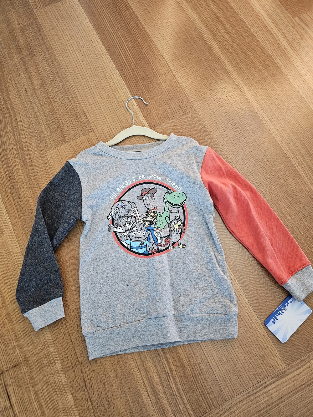 Kids Grey Multicolor Toy Story Graphic Sweatshirt
